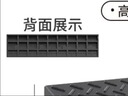 百舸 台阶斜坡垫 门槛马路牙子路沿坡三角阶梯垫 汽车爬坡上坡垫 100*25*6 橡塑款全黑色 CW599370 实拍图