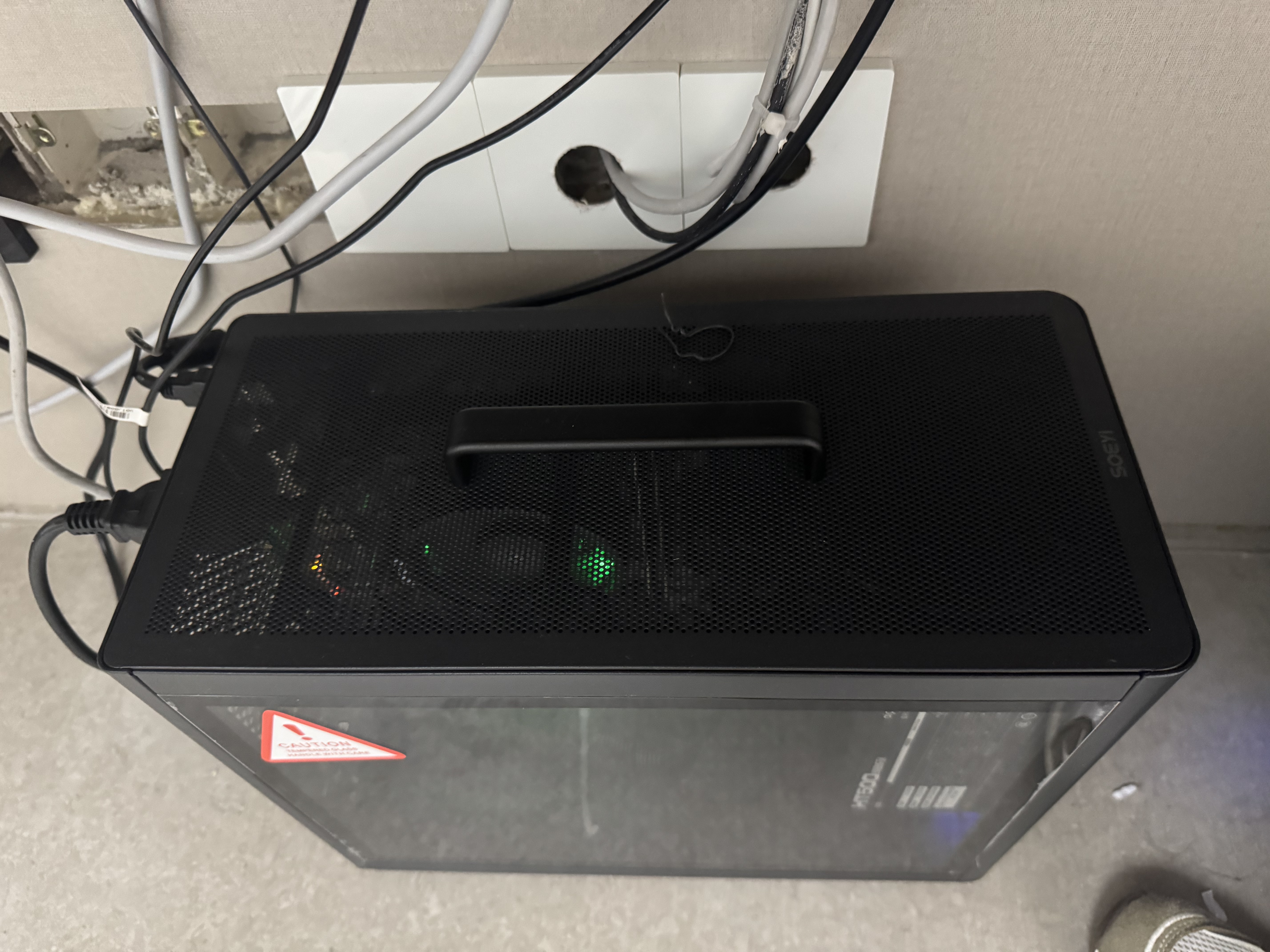 AMD R5 5600/9600X/RX7650GRE/6500XT迷你主机ITX整机手提DIY电脑组装机台式mini办公台式机AI PC电脑 配置八丨R7 5700X/RX9060XT 实拍图
