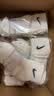 耐克速干训练短袜(3双)支撑柔软舒适Nike Everyday 速干短袜-薄 SX7677-100 L 实拍图