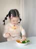 葆氏宝宝辅食一锅蒸餐盘圆形三分格儿童陶瓷蒸蛋碗电饭锅内蒸菜格 实拍图