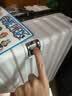 欧遥高颜值铝框行李箱可坐人男女学生潮流大容量拉杆箱加厚密码旅行箱 白色【铆钉加固铝合金款】 24英寸 【商务出差，轻便顺滑】 实拍图