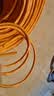 秋叶原（CHOSEAL）原装超六类非屏蔽网线 CAT6A类万兆高速 纯铜线芯 工程家装网络箱线 橙色100米 QS2668CT100S 实拍图