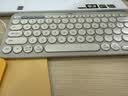 罗技（Logitech）时尚系列K390无线蓝牙键盘 超薄便携  K380升级版 沙色 79键 实拍图
