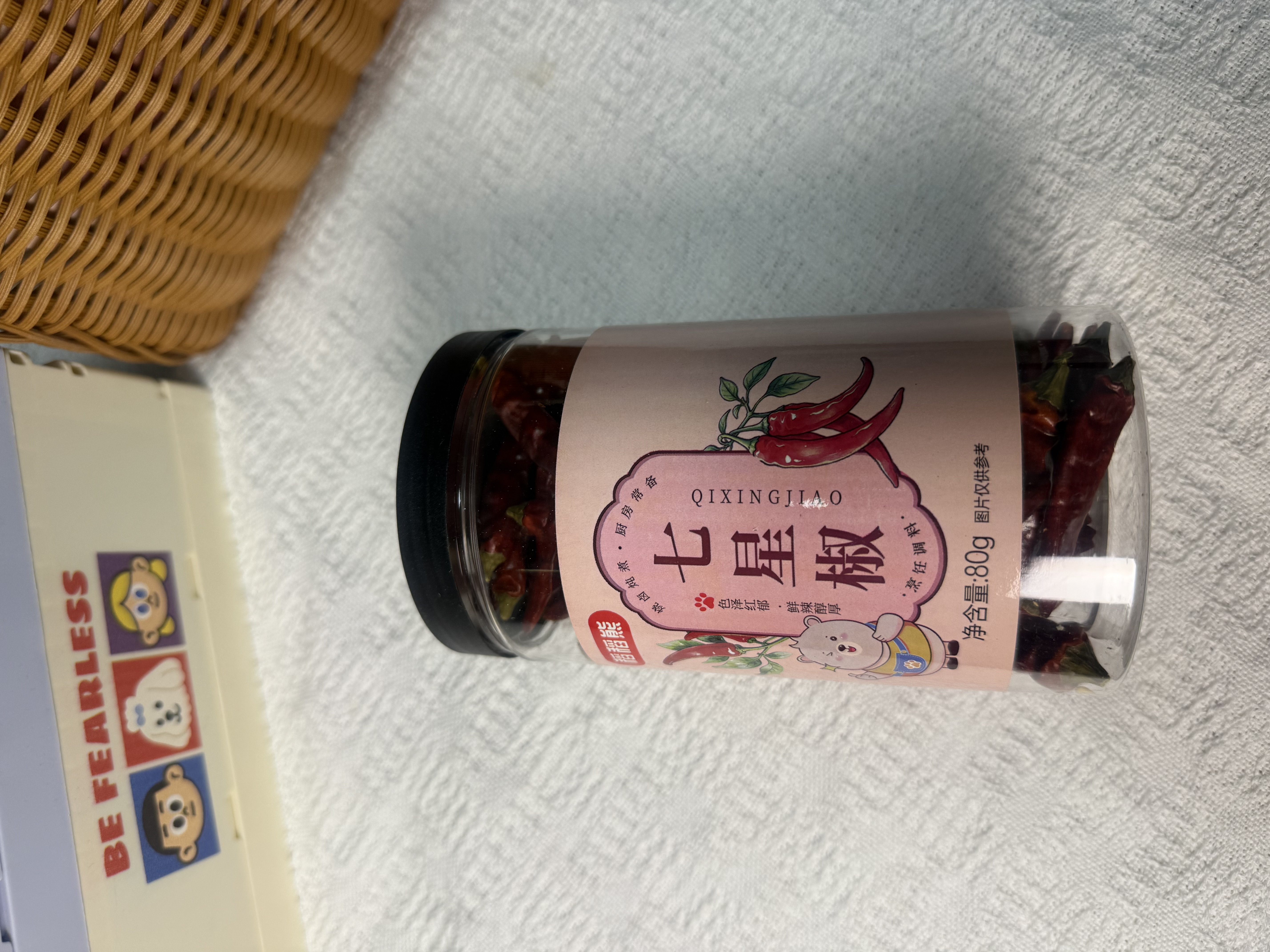 稻稻熊七星椒80g罐装 干辣椒小米辣特辣超香川菜调味料 满天星朝天椒 实拍图