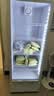 新飞 （Frestec）288L展示柜冷藏保鲜柜酒水饮料冰柜单门冷藏柜酒店冷藏保鲜柜超市直冷玻璃门风冷无霜立式冷柜蓝白 实拍图