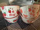 陶瓷新款可爱釉下彩高颜值ins风饭碗陶瓷餐具家用陶瓷饭碗 4.5英寸清新水果碗4只装【花色随机】 实拍图