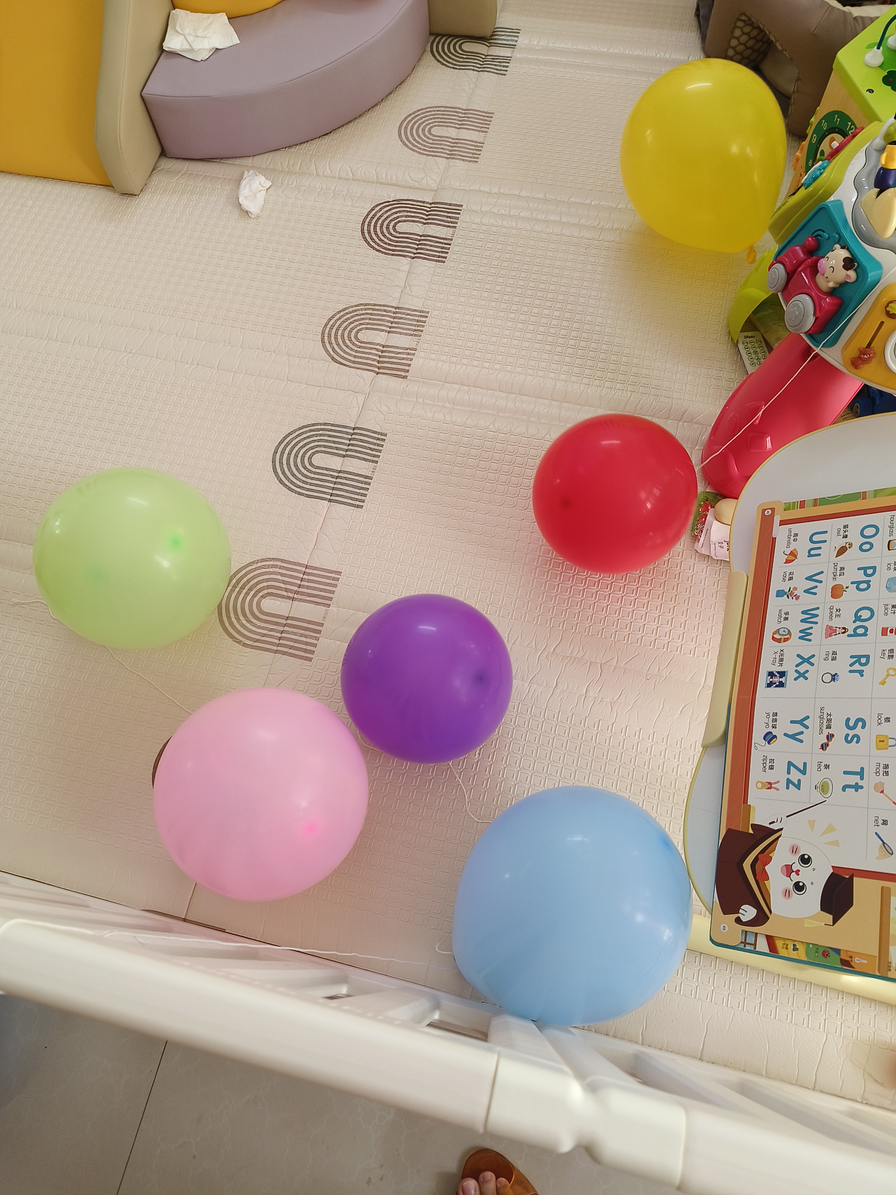 光多拉彩色气球儿童生日装饰场景布置晚会仪式训练派对气球加厚送气筒 实拍图