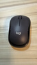 罗技（Logitech）M220 轻音鼠标 无线鼠标 办公鼠标 对称鼠标 带无线微型接收器 灰黑色 实拍图