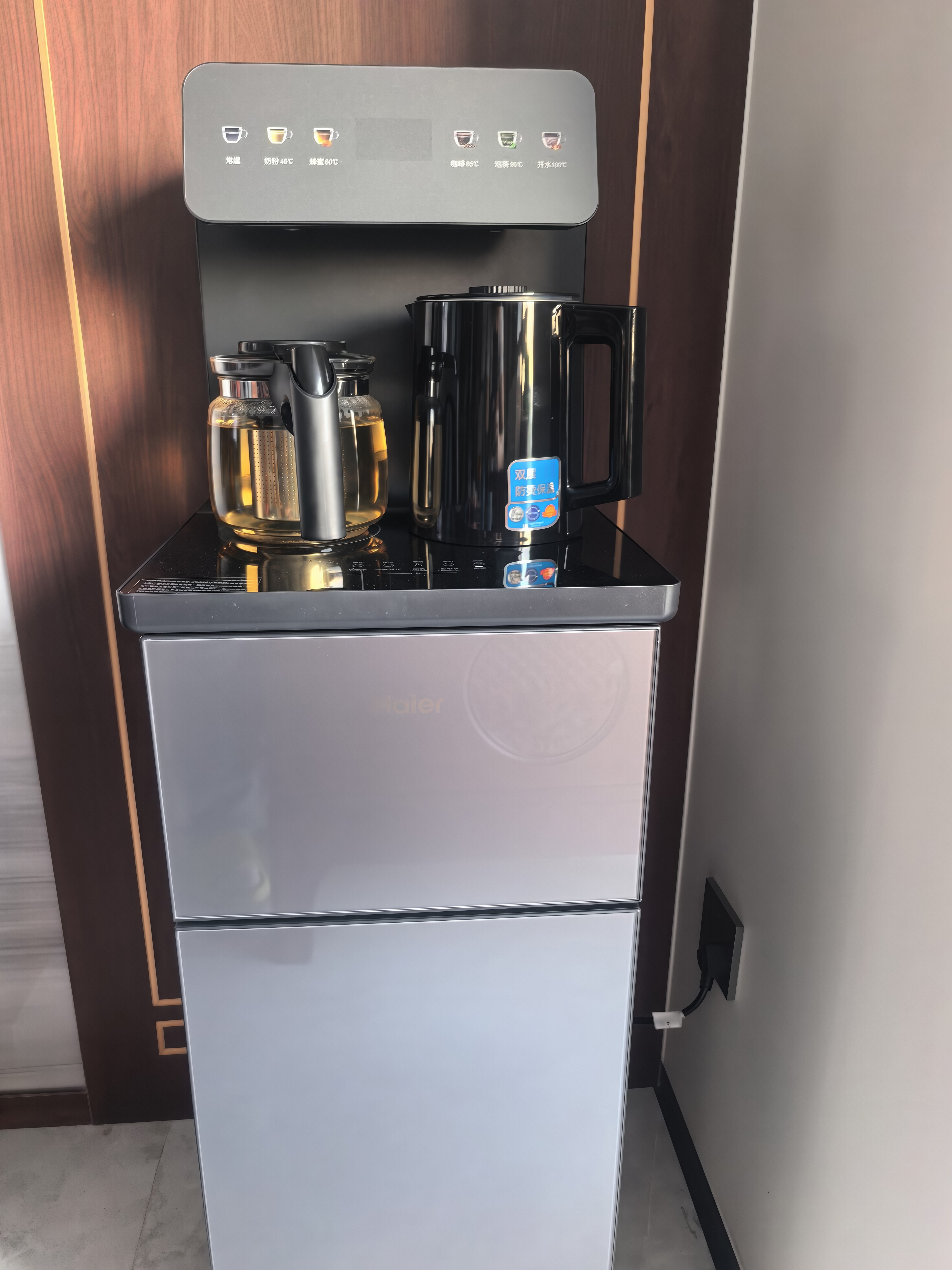 海尔（Haier）茶吧机小海星2.0饮水机家用高端客厅316L不锈钢烧水壶一体自动上水下置水桶茶吧柜2026年新款S17 实拍图