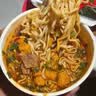 日清麻辣牛肉风味75g*12杯整箱装 速食方便泡面早餐面 实拍图