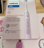 飞利浦（PHILIPS）声波电动牙刷 钻石3系 5倍洁齿5种模式 洁净刷头*2 生日礼物送女生  HX5171/04粉 实拍图