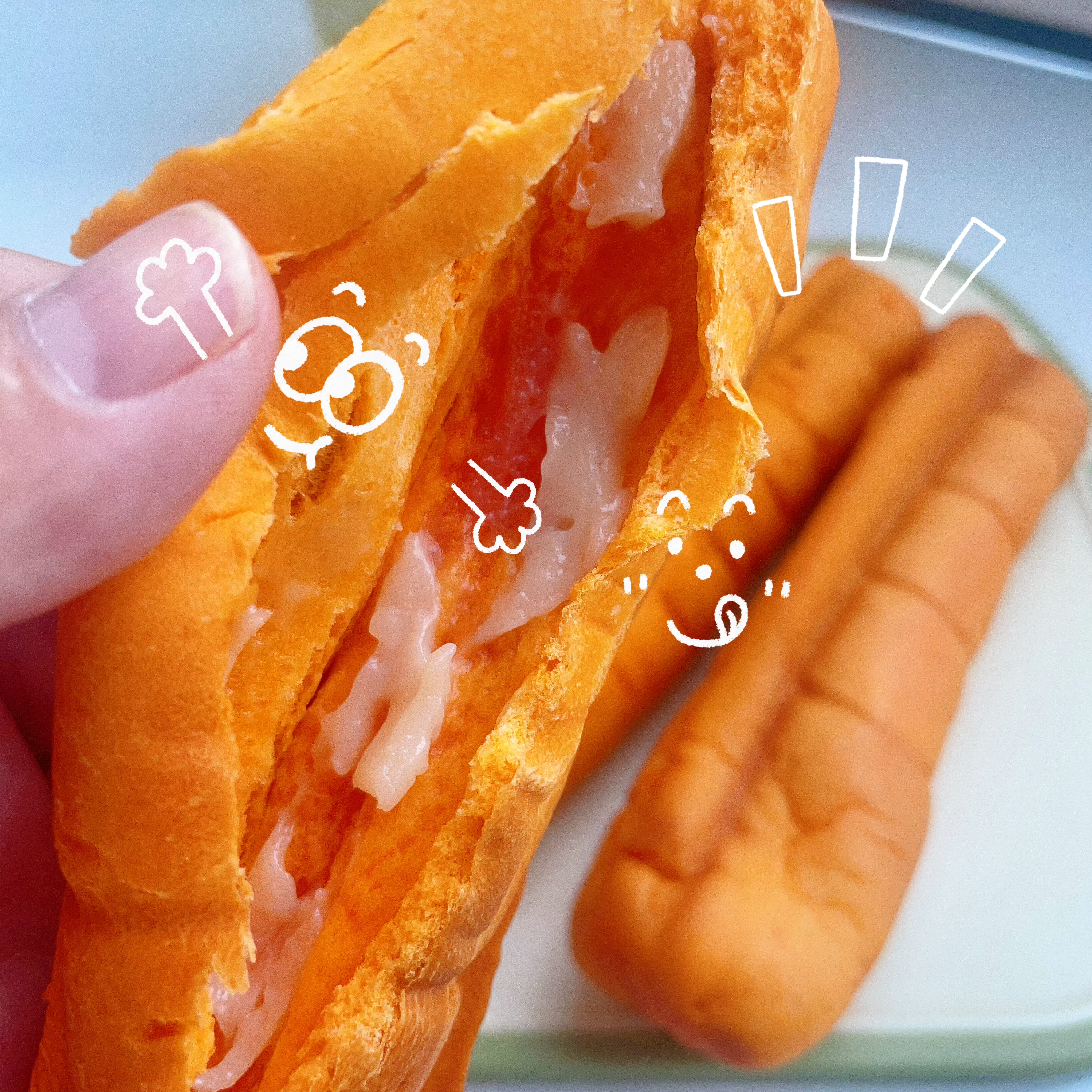 邵福斋胡萝卜夹心面包营养零食学生儿童专用胡萝卜蓝莓面包乳酸菌1.5斤 实拍图