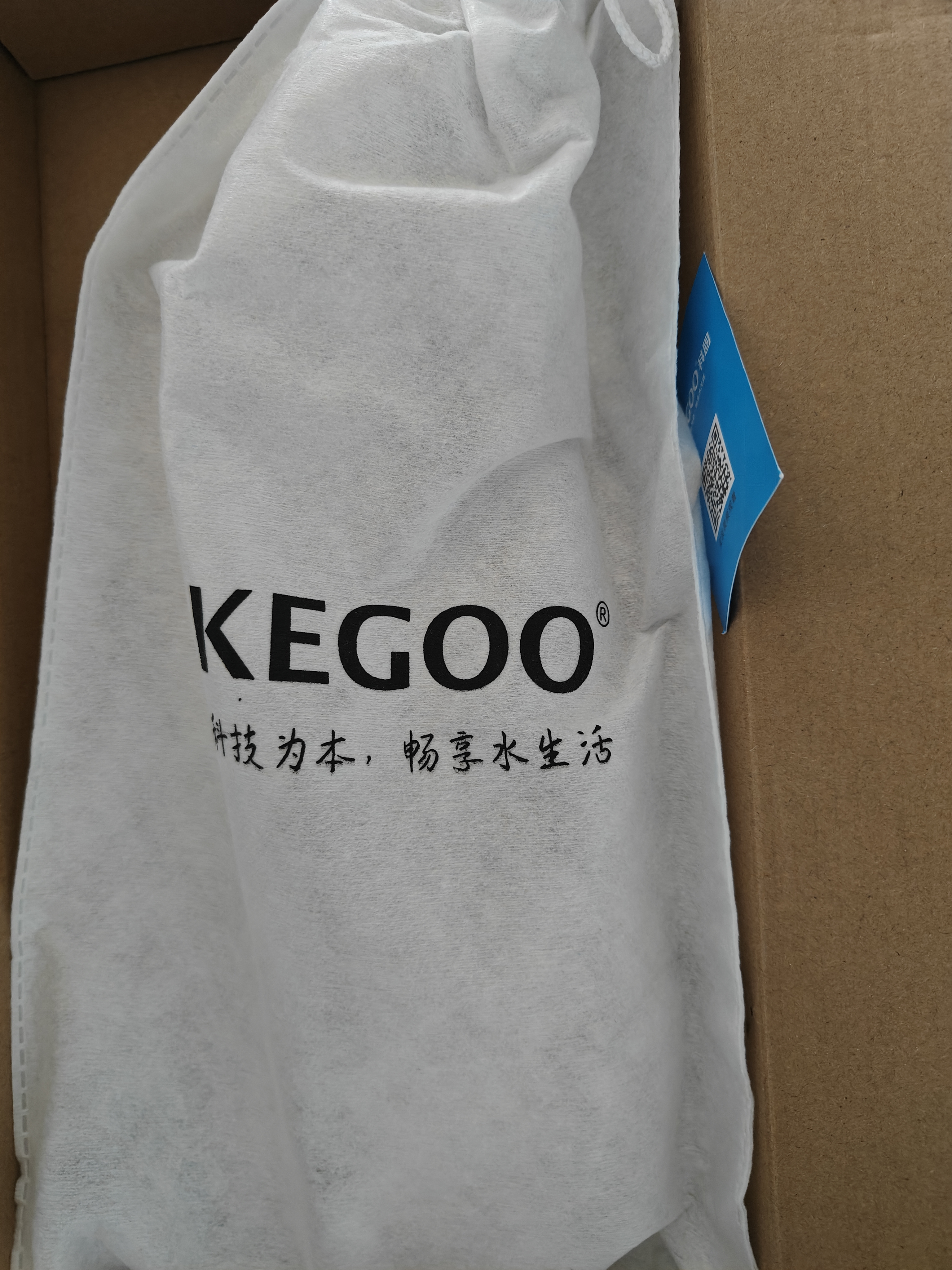 科固（KEGOO）厨房洗菜盆洗碗水槽单冷水龙头阳台洗衣池防溅不锈钢龙头 K210909 实拍图