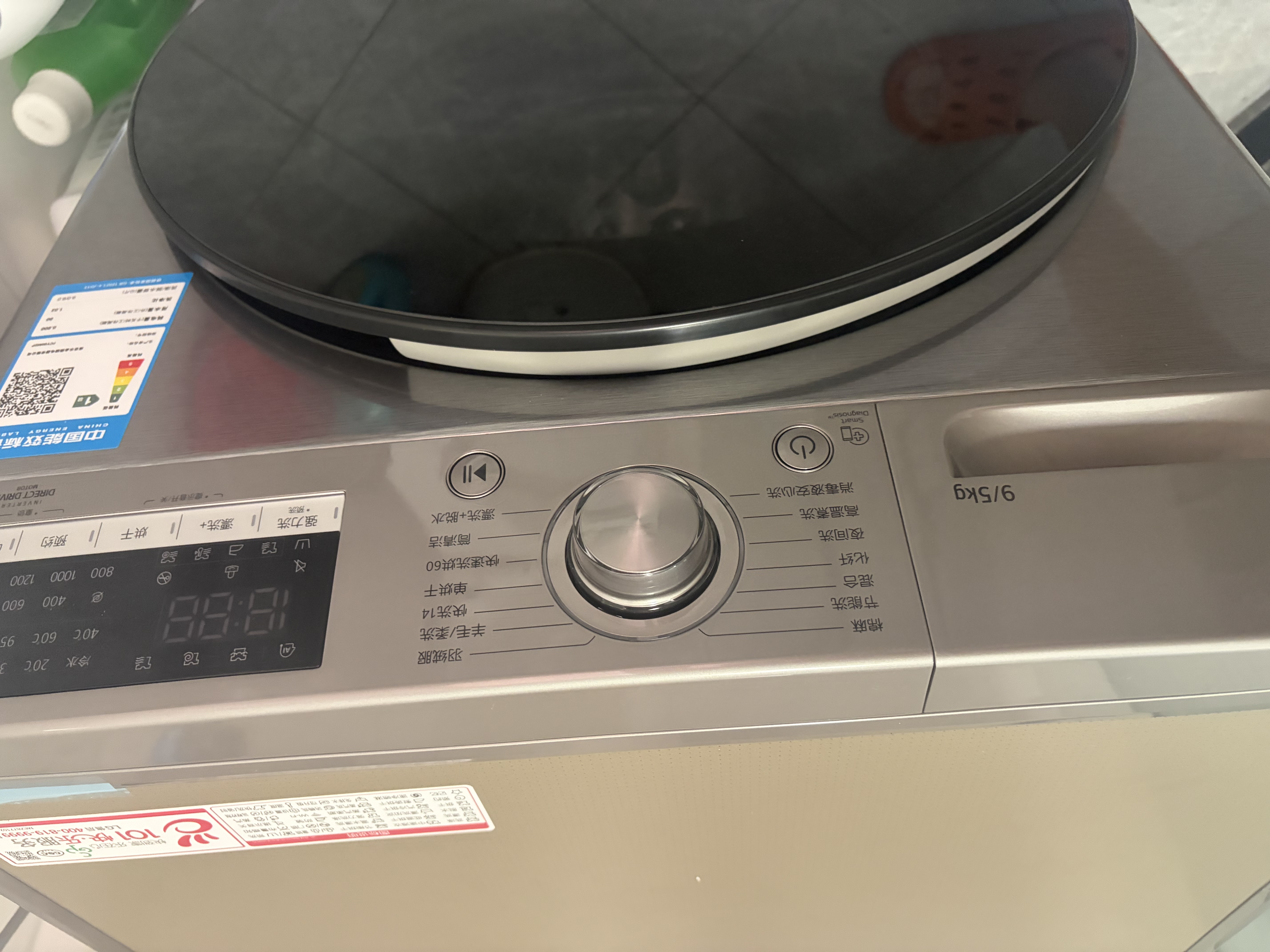 LG 超薄嵌入 9KG滚筒洗衣机带烘干一体 全自动家用 AI直驱变频 6种智能手洗 95°高温煮洗 FCY90M2P 实拍图