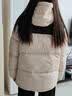 骆驼（CAMEL）户外羽绒服男女同款情侣加厚保暖面包服 A35WR28002 白玉粉 M 实拍图