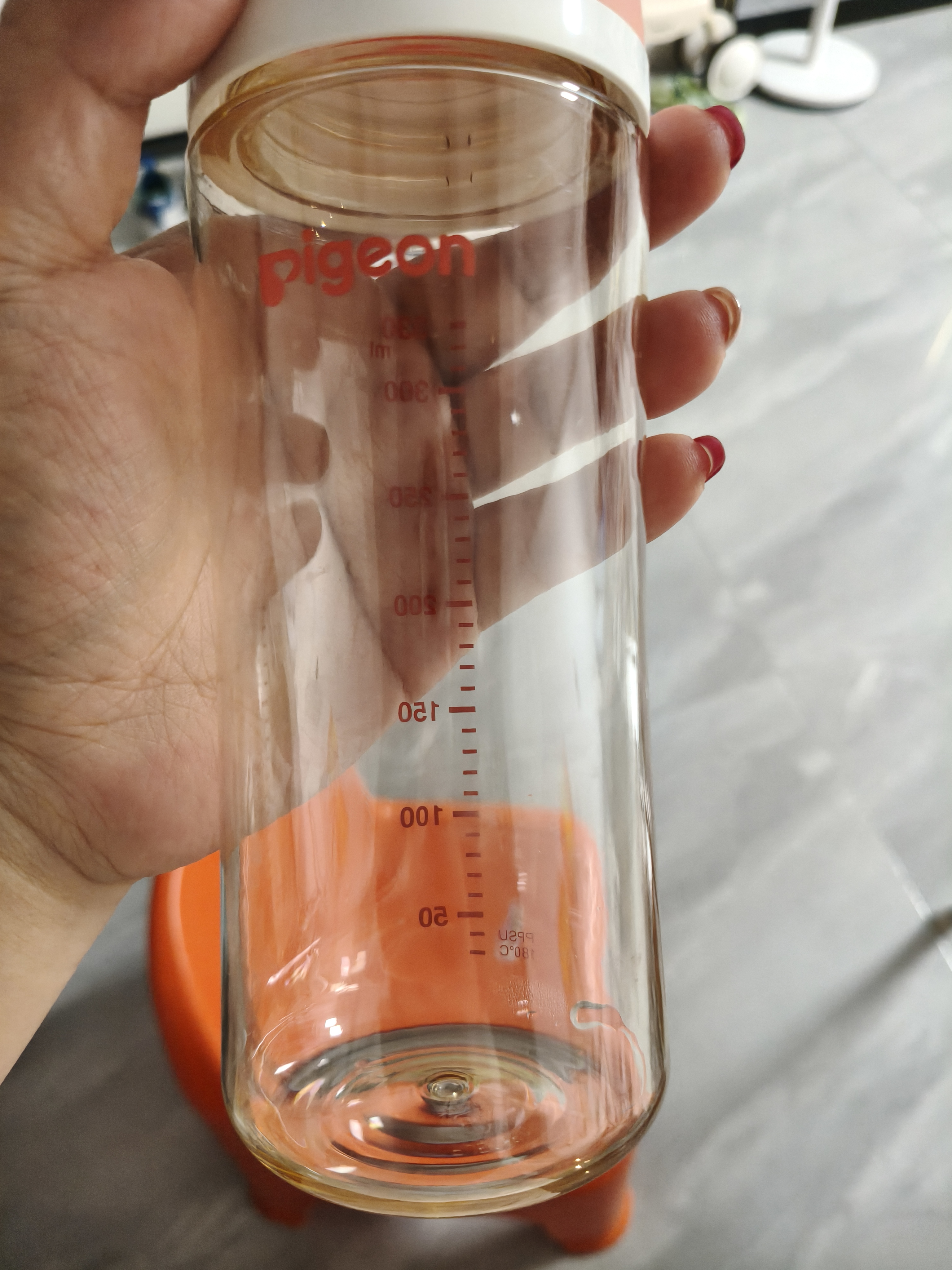 贝亲（Pigeon）PPSU宽口径自然实感防胀气奶瓶330ml LL号奶嘴 9个月+ AA194 实拍图