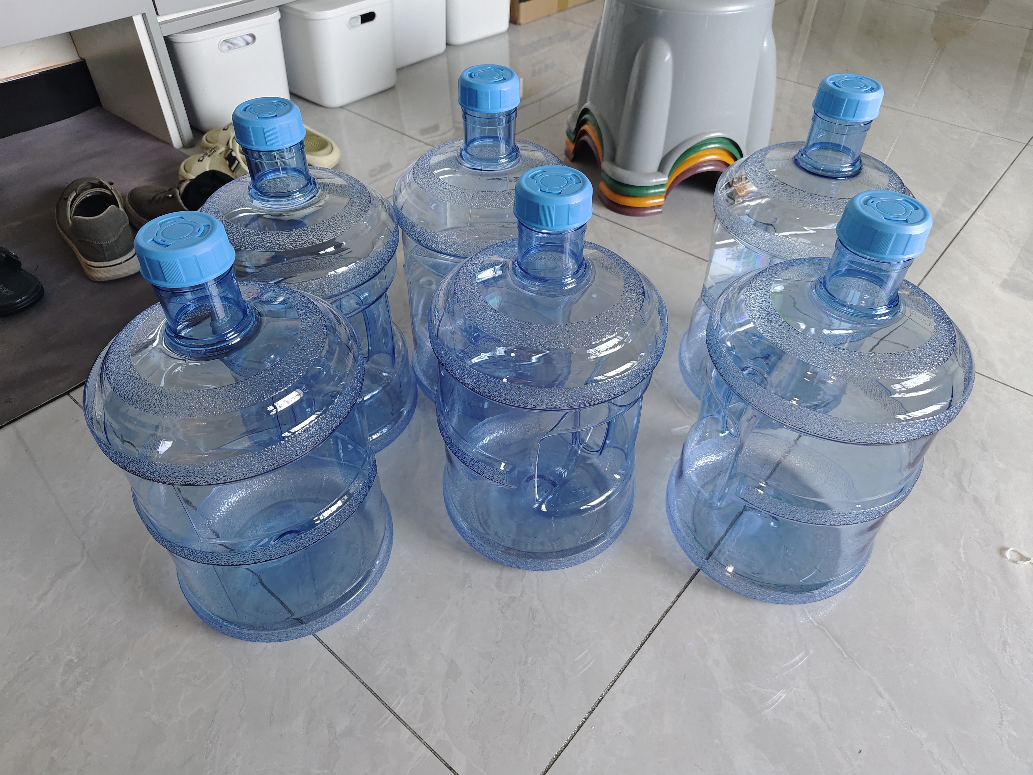 美厨（MAXCOOK）纯净水桶 矿泉水桶饮水桶7.5L桶装水塑料饮水机手提户外桶MCX1900 实拍图