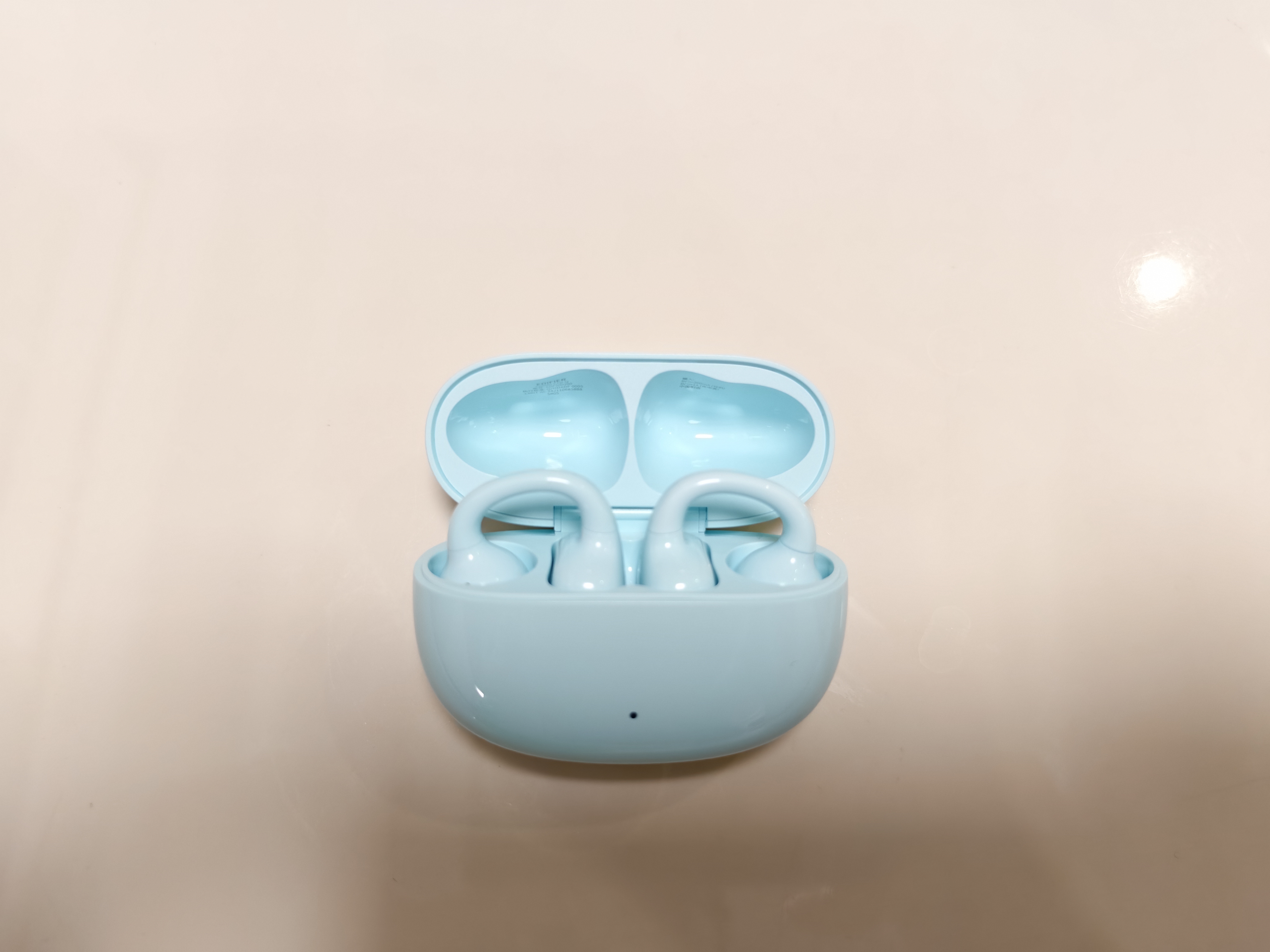 漫步者（EDIFIER）【高卿尘同款】Comfo Clip Q 耳夹式蓝牙耳机 开放式耳机 翻译耳机 适用苹果华为小米手机 海盐蓝 实拍图