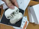 iKF C01耳夹式蓝牙耳机无线开放式骨气传导不入耳超长续航AI通话降噪跑步运动适用于华为小米 暖云白 实拍图