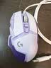 罗技（G） G502 HERO主宰者 有线鼠标 游戏鼠标  g502hero  可配重HERO引擎 礼盒送男友 RGB炫彩灯光 G502H（蓝白贴纸） 实拍图