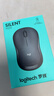 罗技（Logitech）M220 轻音鼠标 无线鼠标 办公鼠标 对称鼠标 带无线微型接收器 灰黑色 实拍图