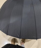 美度（MAYDU）长柄雨伞大号加固加厚结实抗风伞男士手动长把直柄雨伞黑M5003 实拍图
