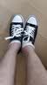 意利船长休闲鞋男女经典star帆布鞋低帮透气运动板鞋 A21203 黑色男款 41 实拍图