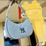 MLB包包女腋下包单肩包手提拎包月牙包礼物饺子包3ABQS014N-50CGL-F 实拍图