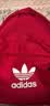 adidas休闲日常通勤运动双肩背包学生书包开学男女阿迪达斯三叶草   胜利红   NS(均码) 实拍图