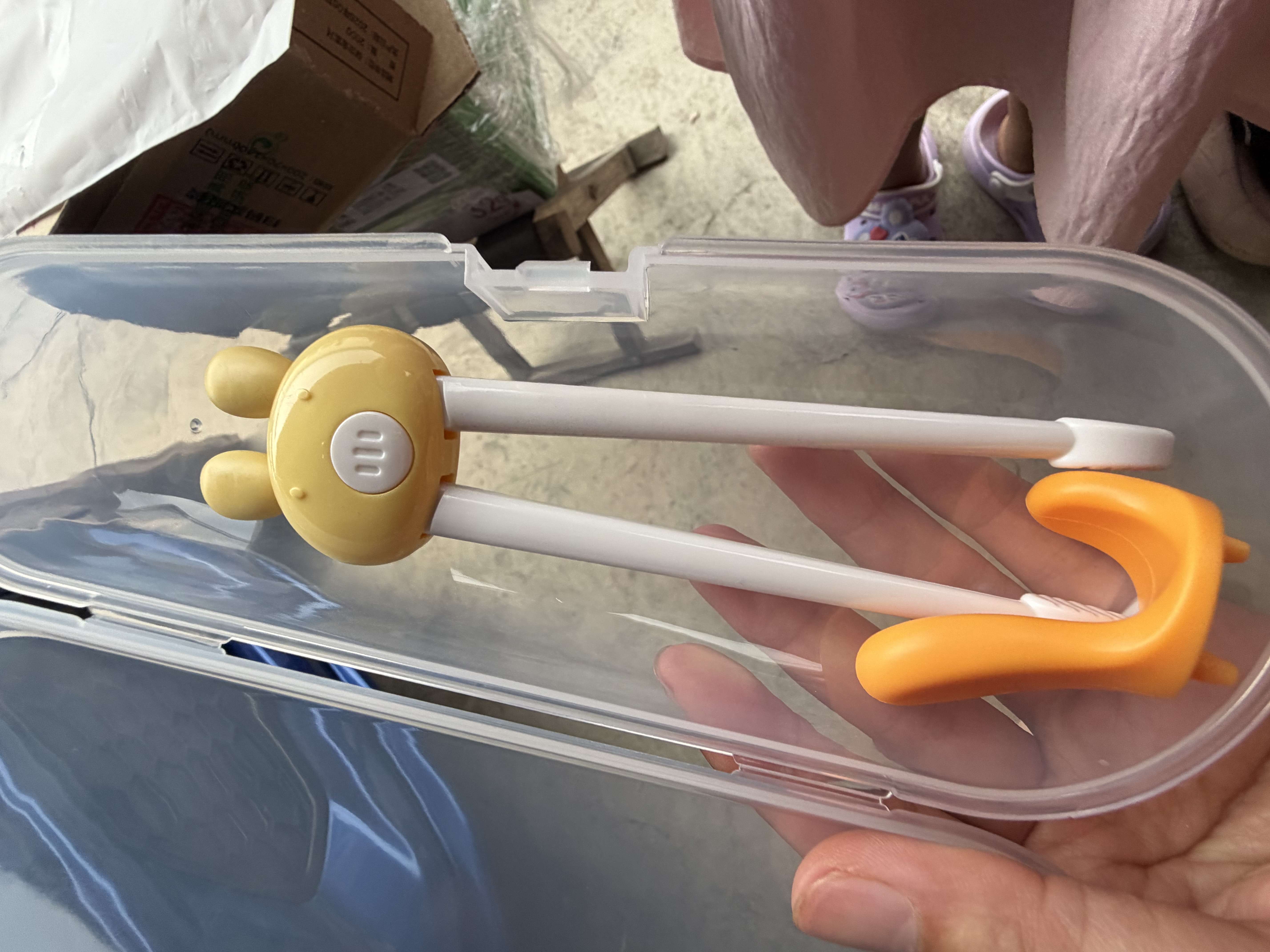 COOKSS儿童筷子训练筷2-3-6岁虎口训练学习筷二段宝宝家用儿童餐具 实拍图
