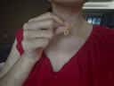 中国黄金（CHINA GOLD）黄金项链女足金莫比乌斯环吊坠套链首饰七夕情人节生日礼物送女友 【送女友】*精工项链 约3.2g【玫瑰/情人节礼盒】 实拍图