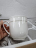 陶相惠 茶杯骨瓷办公杯会议杯陶瓷盖杯开会杯子商务办公水杯带盖10只装 实拍图