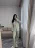猫人（MiiOW）纯棉睡衣女士2026年新款100%全棉春秋季家居服可外穿大码长袖套装 蜜粉色【100%新疆棉亲肤柔软】 L 【推荐160-165cm95-110斤】 实拍图