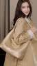 纽芝兰（NUCELLE）【Angelababy同款】香槟金编织女包26新款轻奢小众hobo女士托特包 香槟金中号+子母袋 【可放11寸Ipad】 时尚高端品牌送女友 实拍图