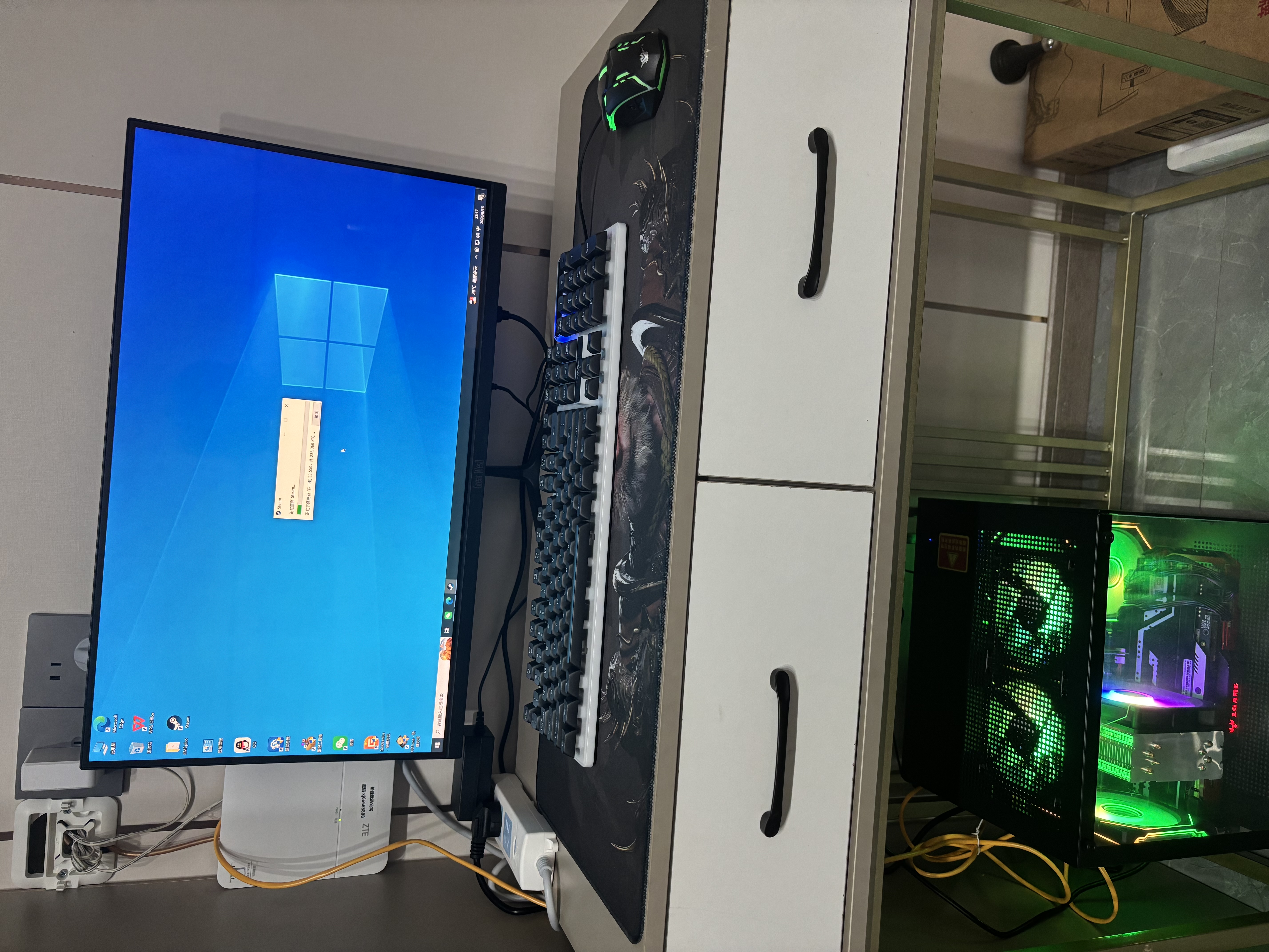 英特尔（Intel）英特尔酷睿i9升十八核二手电脑游戏台式机RTX5060独显黑神话悟空直播吃鸡主机建模渲染DIY组装机 电脑主机+32英寸全新B显屏 套餐八：英特尔三十六核芯+8G满血独显/畅玩游戏 实拍图