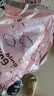 500只特厚垃圾袋家用手提式加厚抽绳大号厨房桶自动拉收口级印花 【粉色猫咪款】加大加厚 10只装 实拍图