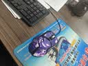 罗技（G） G502 HERO主宰者 有线鼠标 游戏鼠标  g502hero  可配重HERO引擎 礼盒送男友 RGB炫彩灯光 G502H（蓝紫防滑贴） 实拍图