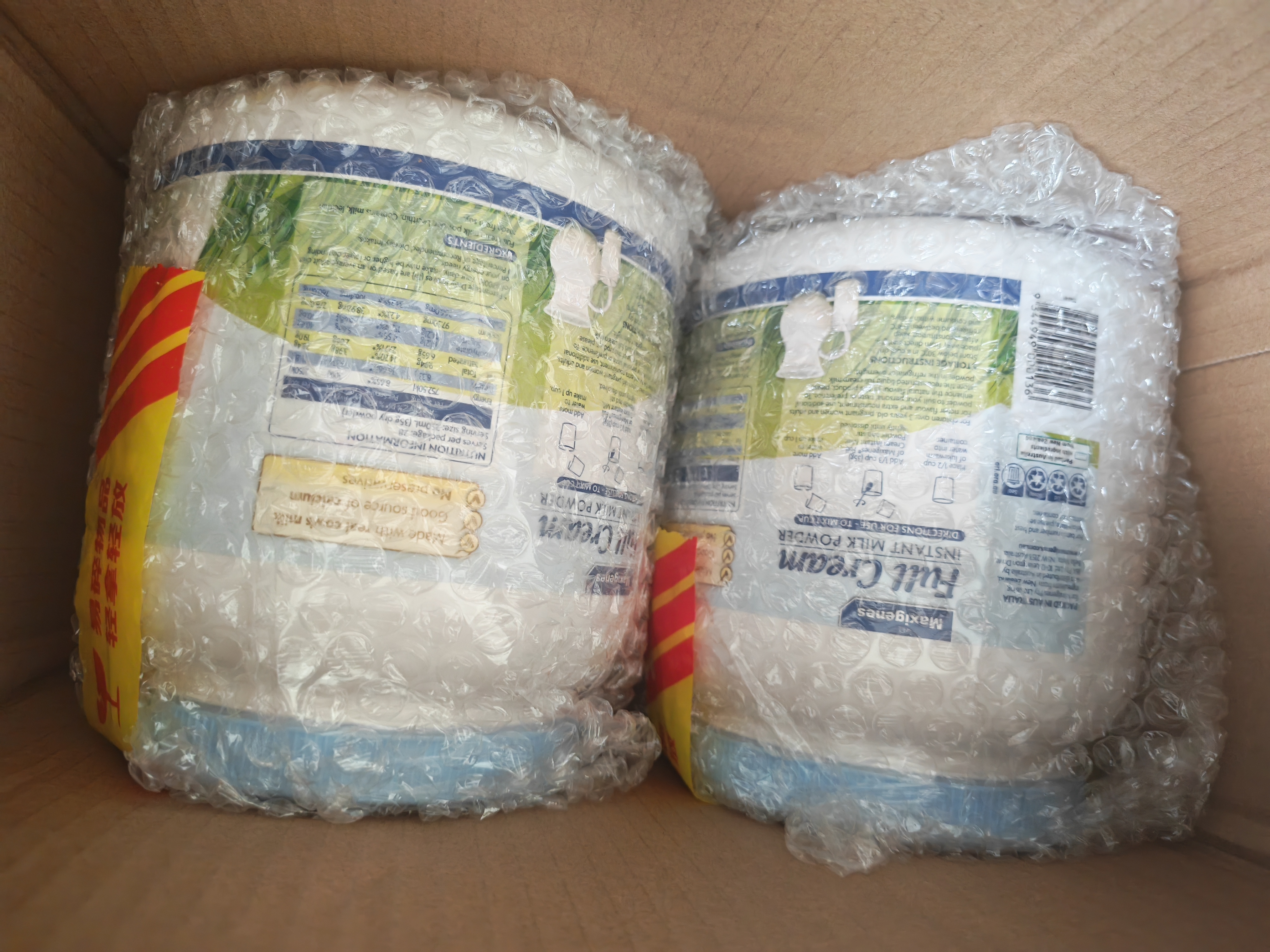 Maxigenes美可卓 澳洲进口牧场奶源【沃尔玛】 【蓝胖子】全脂高钙奶粉 1kg/罐全家营养 实拍图
