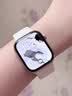 Apple/苹果 Watch S11 智能手表GPS款42毫米玫瑰金色铝金属表壳淡桃粉色运动型表带S/M MEUN4CH/B 实拍图