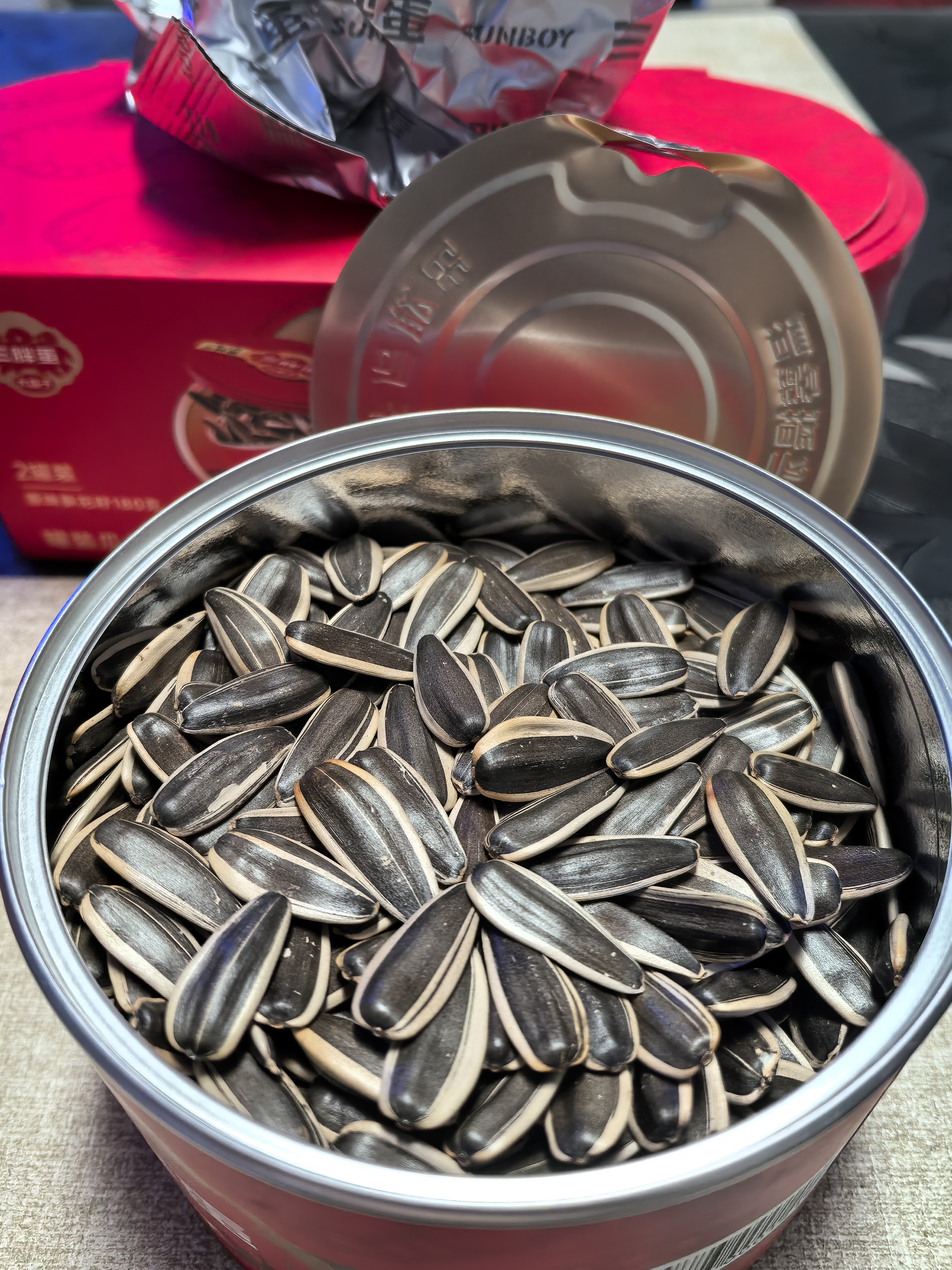 三胖蛋原味瓜子180g*2  坚果炒货大颗粒葵花籽 解馋休闲零食 实拍图