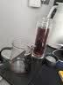 高茗 公道杯耐热玻璃透明一体月牙过滤茶水分离杯泡茶公杯分茶器茶具 月落公杯450ml 实拍图