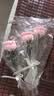 巧心师粉玫瑰花单支扭扭棒成品生日礼物重阳节国庆圣诞活动伴手礼 实拍图