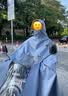 备美雨衣电动电瓶车亲子女双人全身防暴雨母子带小孩加厚2人雨披 实拍图