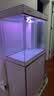 森森（SUNSUN）鱼缸水族箱含鱼缸过滤器灯大型金鱼缸 珍珠白 时尚款0.6米长34.6cm宽底滤 带棉+滤材 实拍图