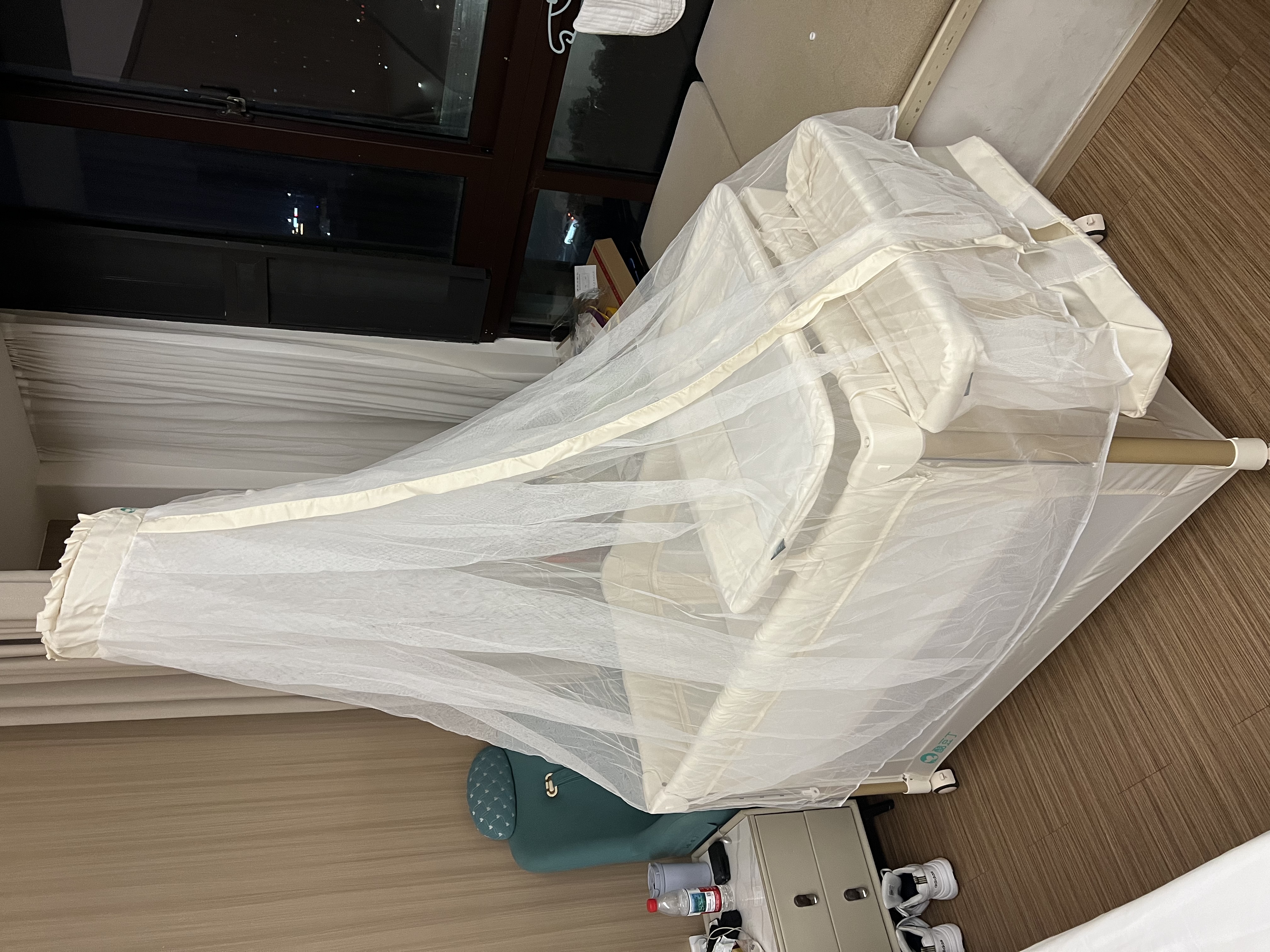 酷豆丁智梦婴儿床可折叠拼接大床多功能新生尿布台床 智能旗舰款 实拍图