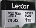 雷克沙（Lexar）1TB TF(MicroSD)存储卡 V30 4K 读205MB/s 大疆Pocket 4P官方推荐 影石Luna内存卡(SILVER PLUS) 实拍图