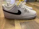 耐克NIKE男子运动休闲鞋COURT VISION运动鞋DH2987-101 白黑 39 实拍图