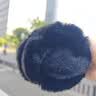 浪莎冬季毛绒耳罩女仿兔毛可折叠耳套户外骑行防寒保暖耳包百搭可爱 黑色 实拍图