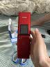 飞利浦（PHILIPS）4G全网通翻盖老人手机 超长待机老年机 双卡双待大声大按键学生戒网智能功能机 中国红 实拍图