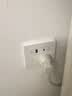 公牛（BULL）开关插座 G12系列五孔带USB+Type-C 30w快充奶油风G12E537暮雪白 实拍图